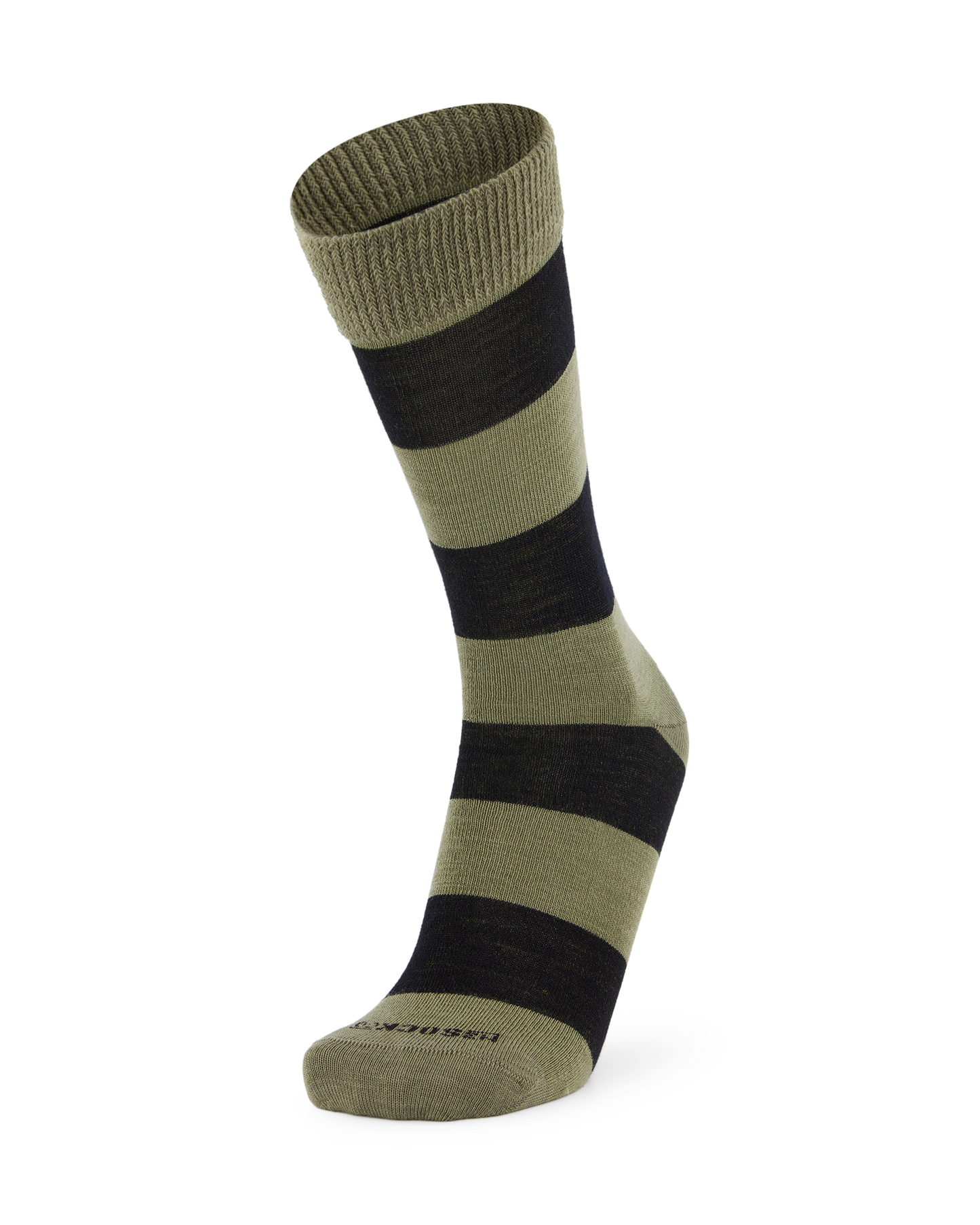 Merino Wide Stripe Dress Socks