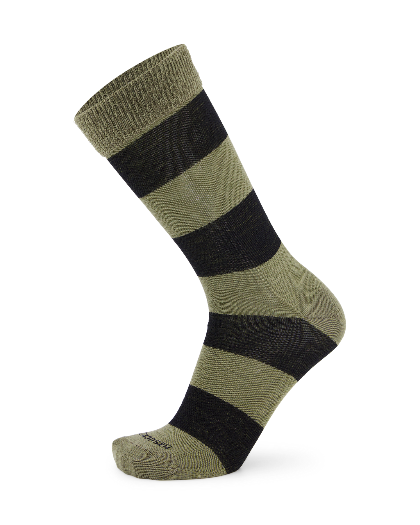 Merino Wide Stripe Dress Socks