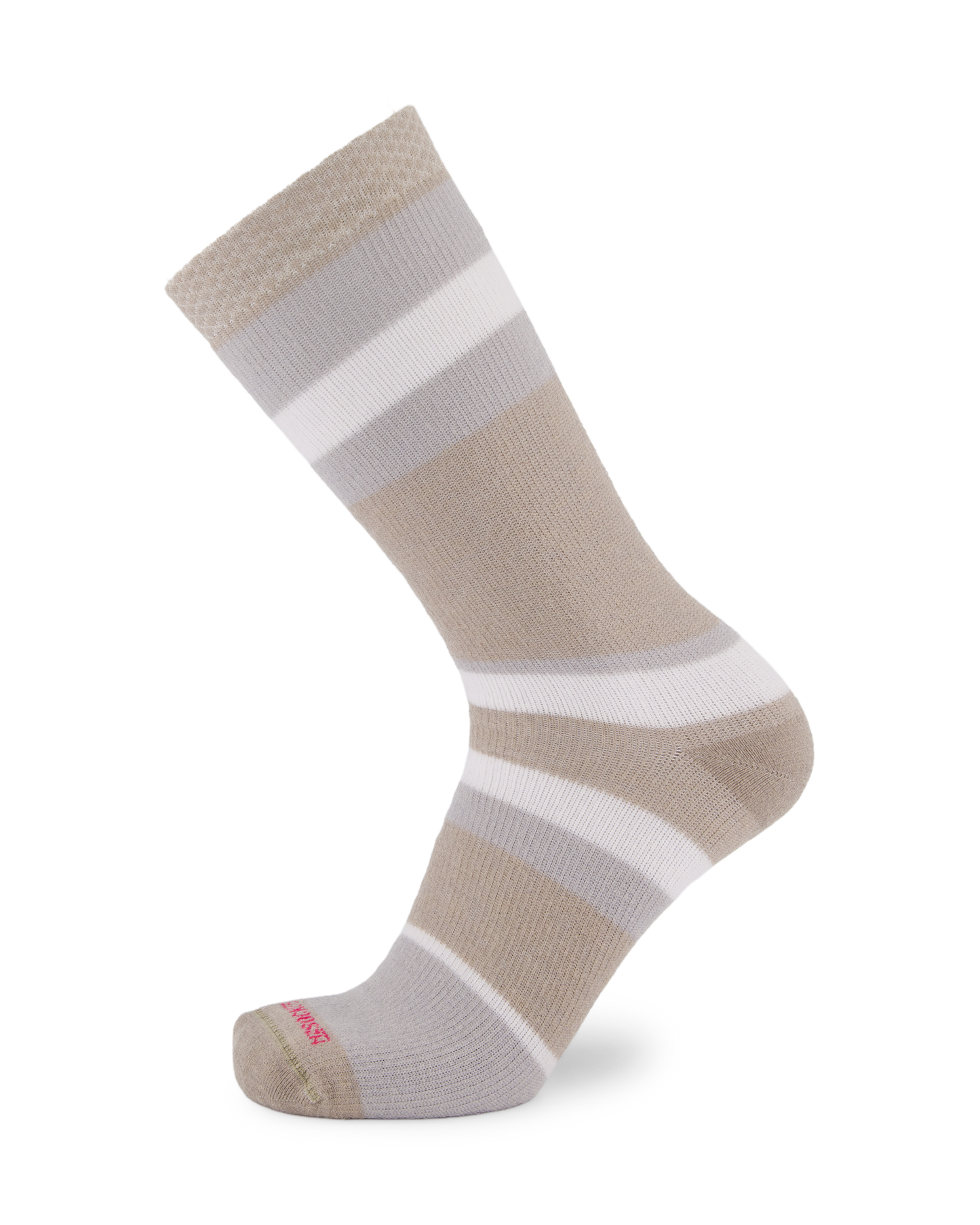Merino Cushion Stripe Crew Socks