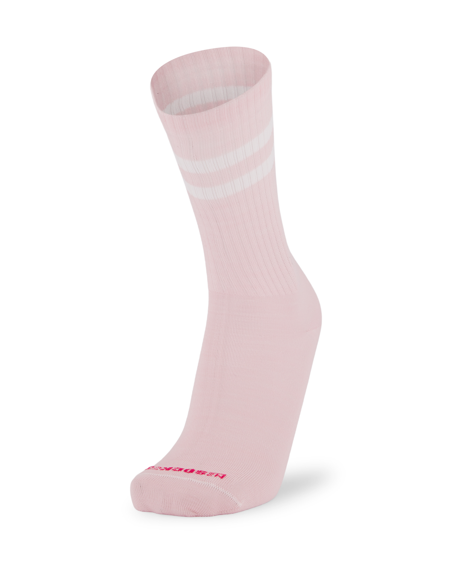 Merino Two-Stripe Crew Socks