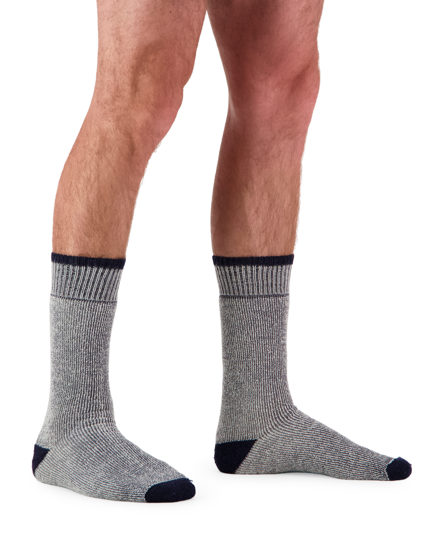Wool Superfleece Contrast Socks