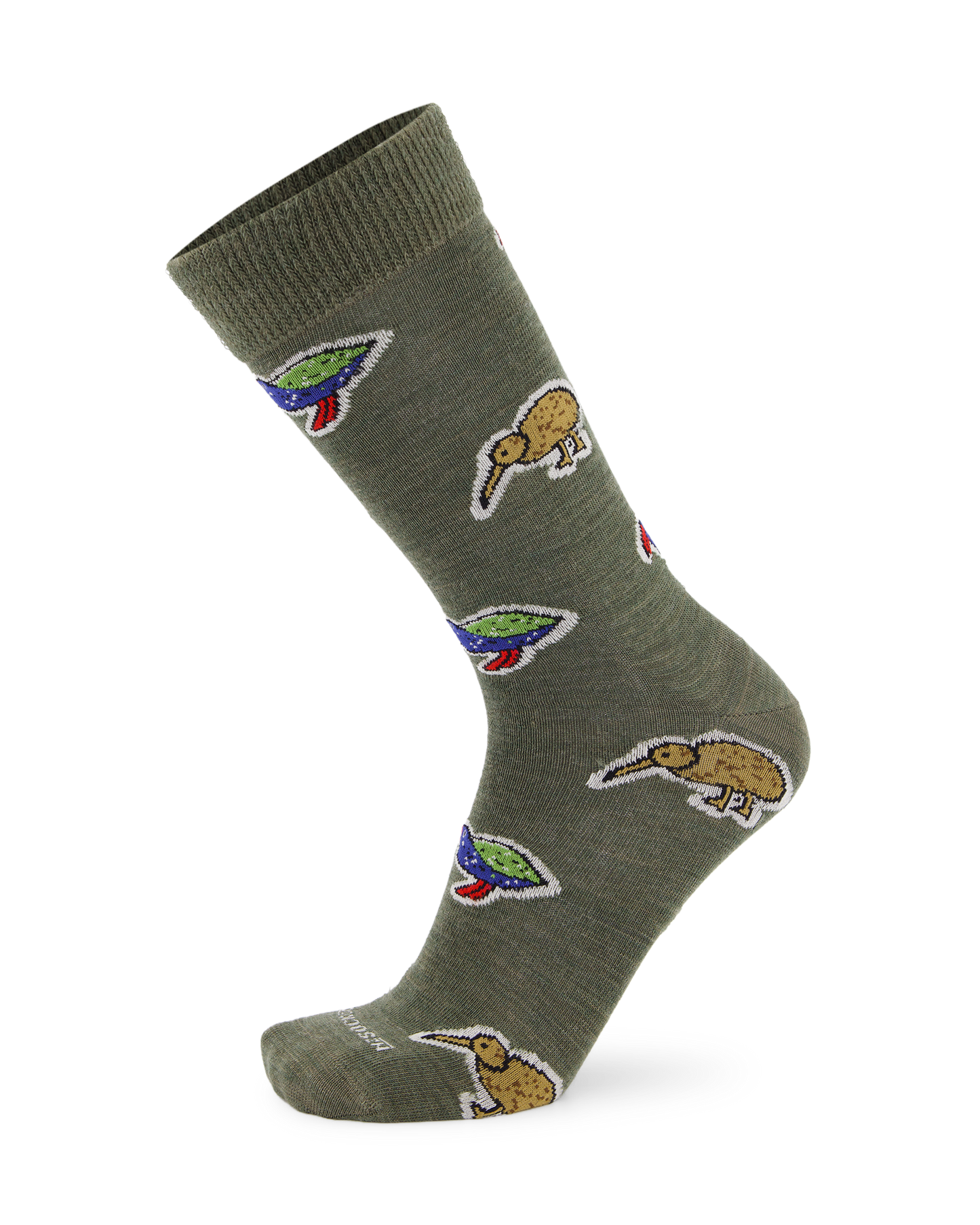 Merino Kiwiana Birds Socks