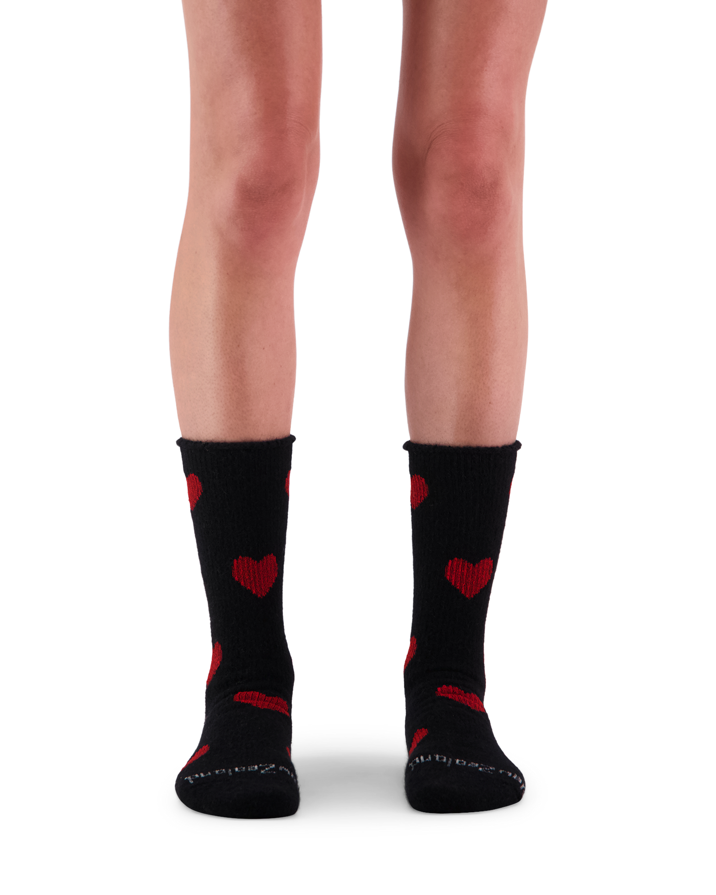 Possum Hearts Crew Socks