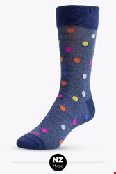 Mens Merino Polka Spot