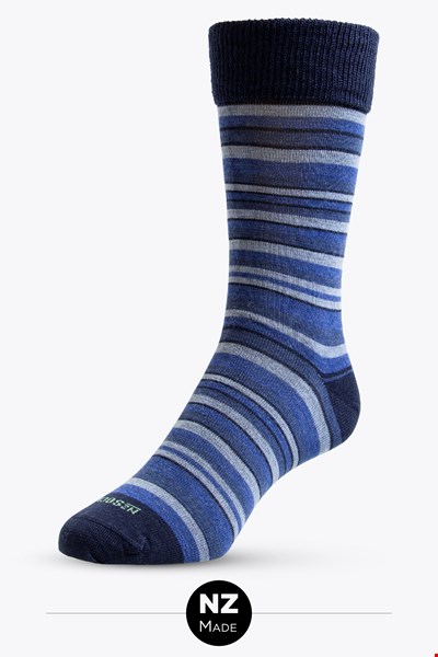 Mens Merino Distinctive Stripe