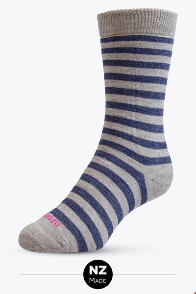 Womens Merino Full Cushion Stripe