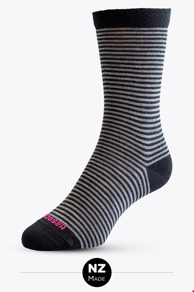 Womens Merino Stripe/ Plain 2 Pack