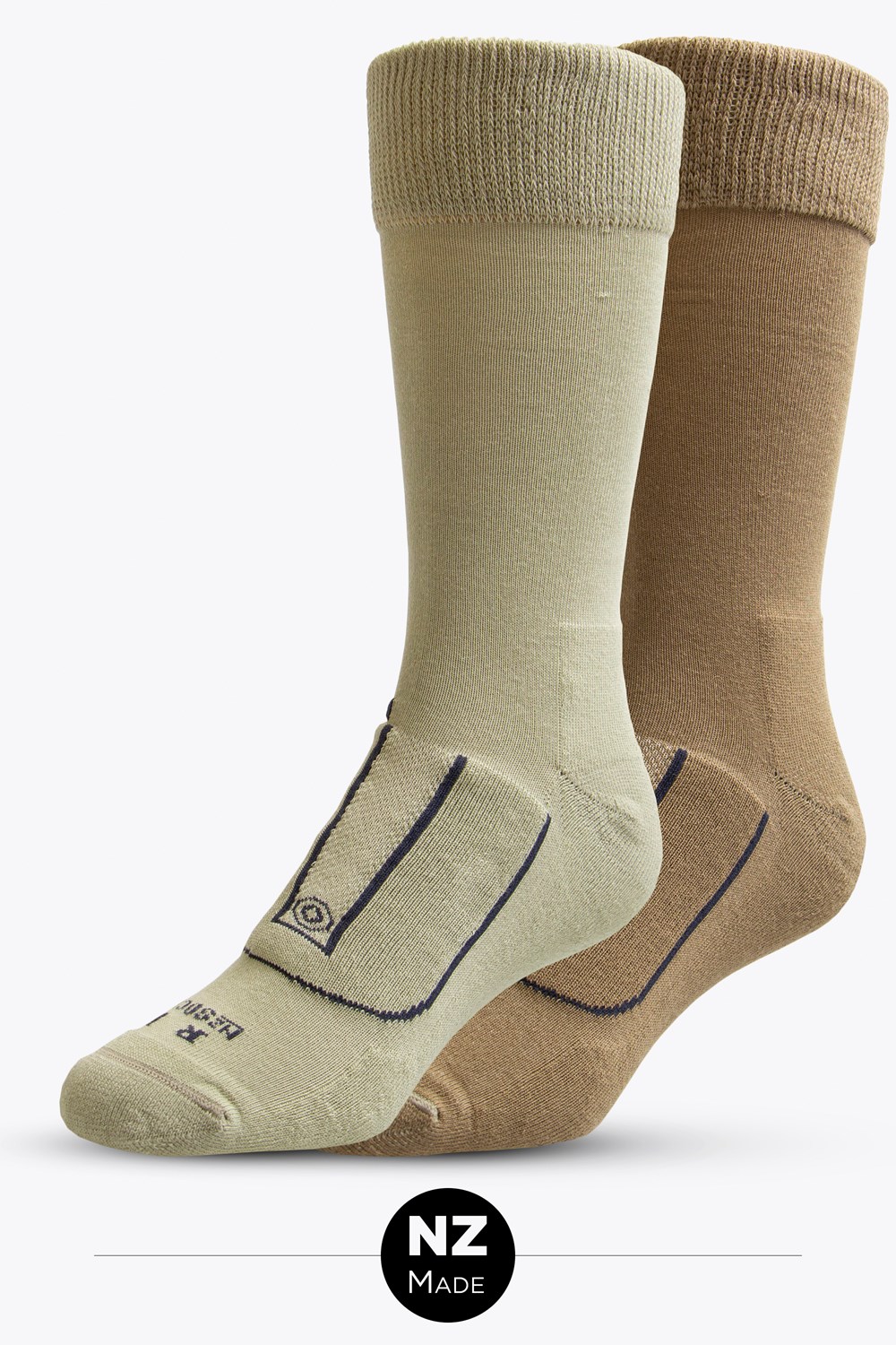 Mens Cotton Health Sock 2 Pack The New Zealand Sock Company