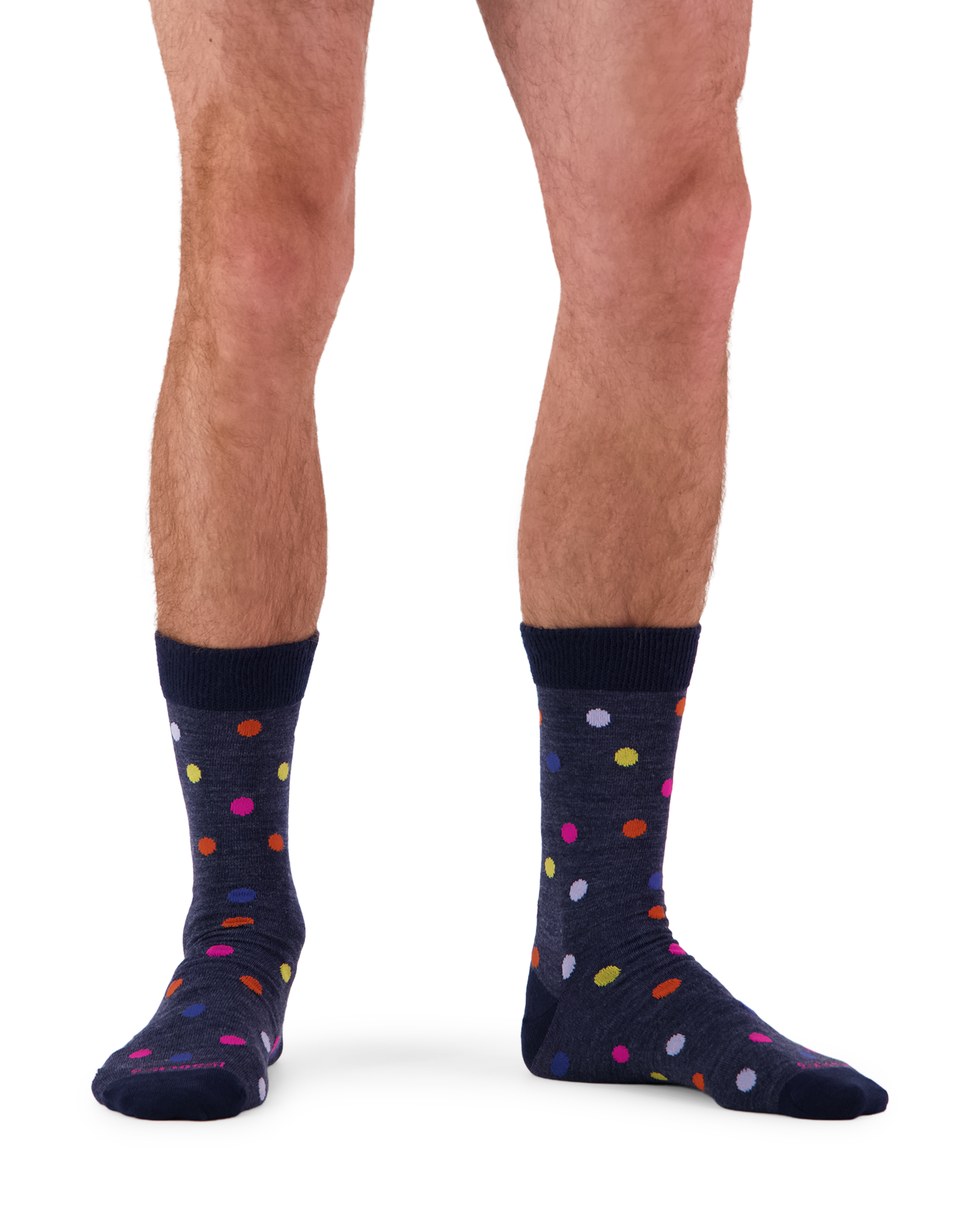Merino Polka Dot Dress Socks