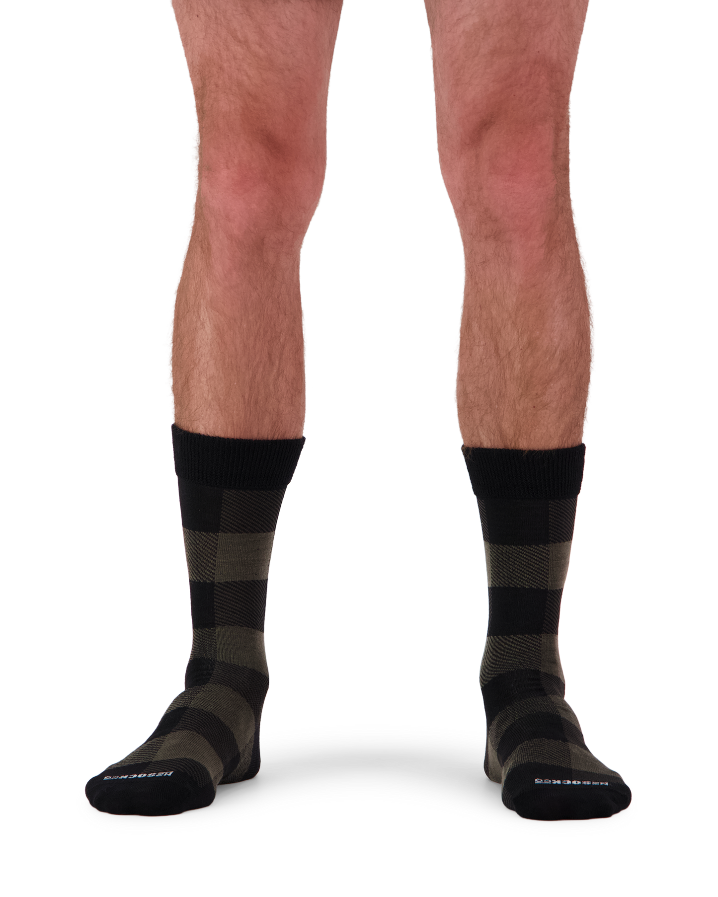 Merino Check & Plain 2-Pack Socks