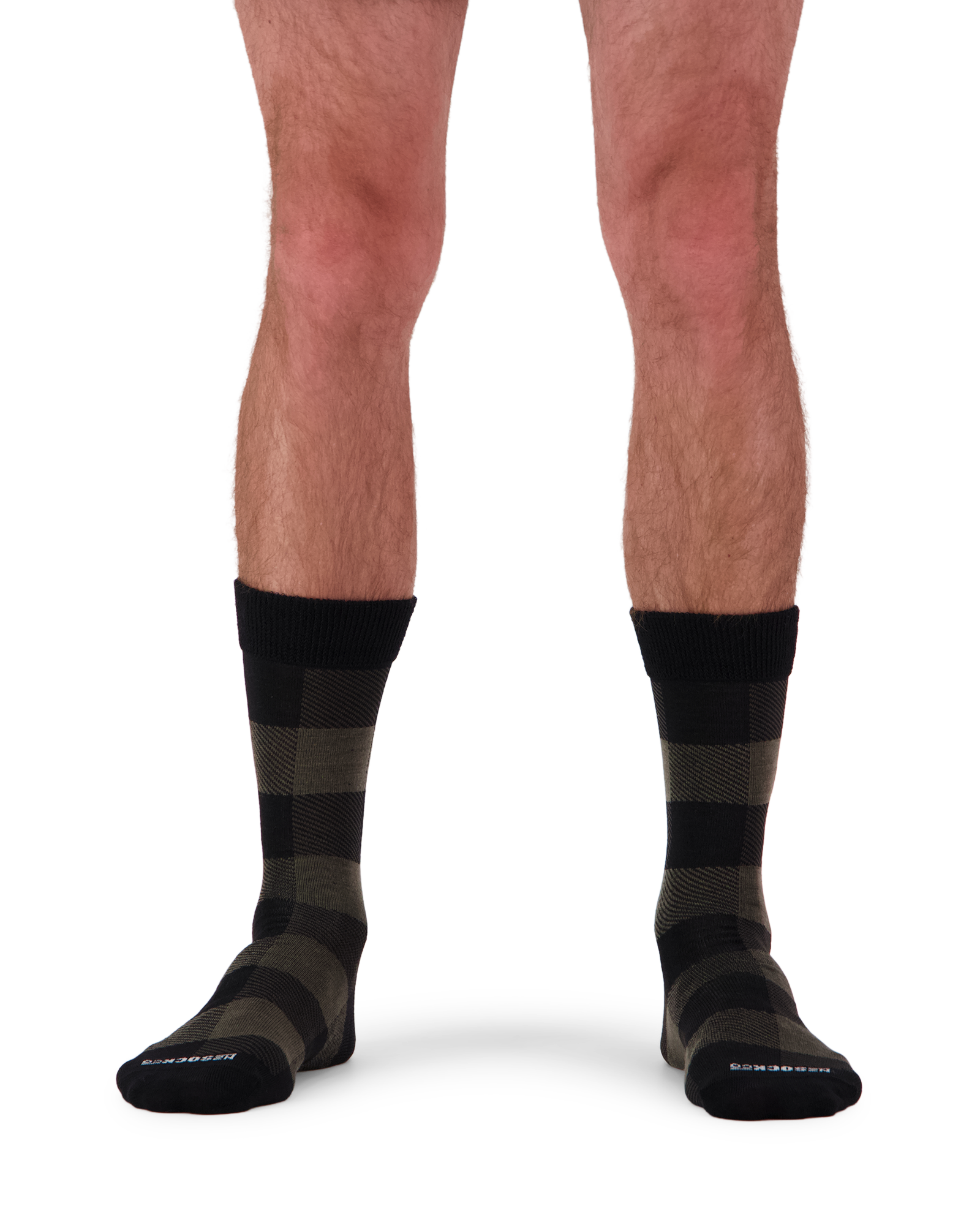 Merino Check & Plain 2-Pack Socks