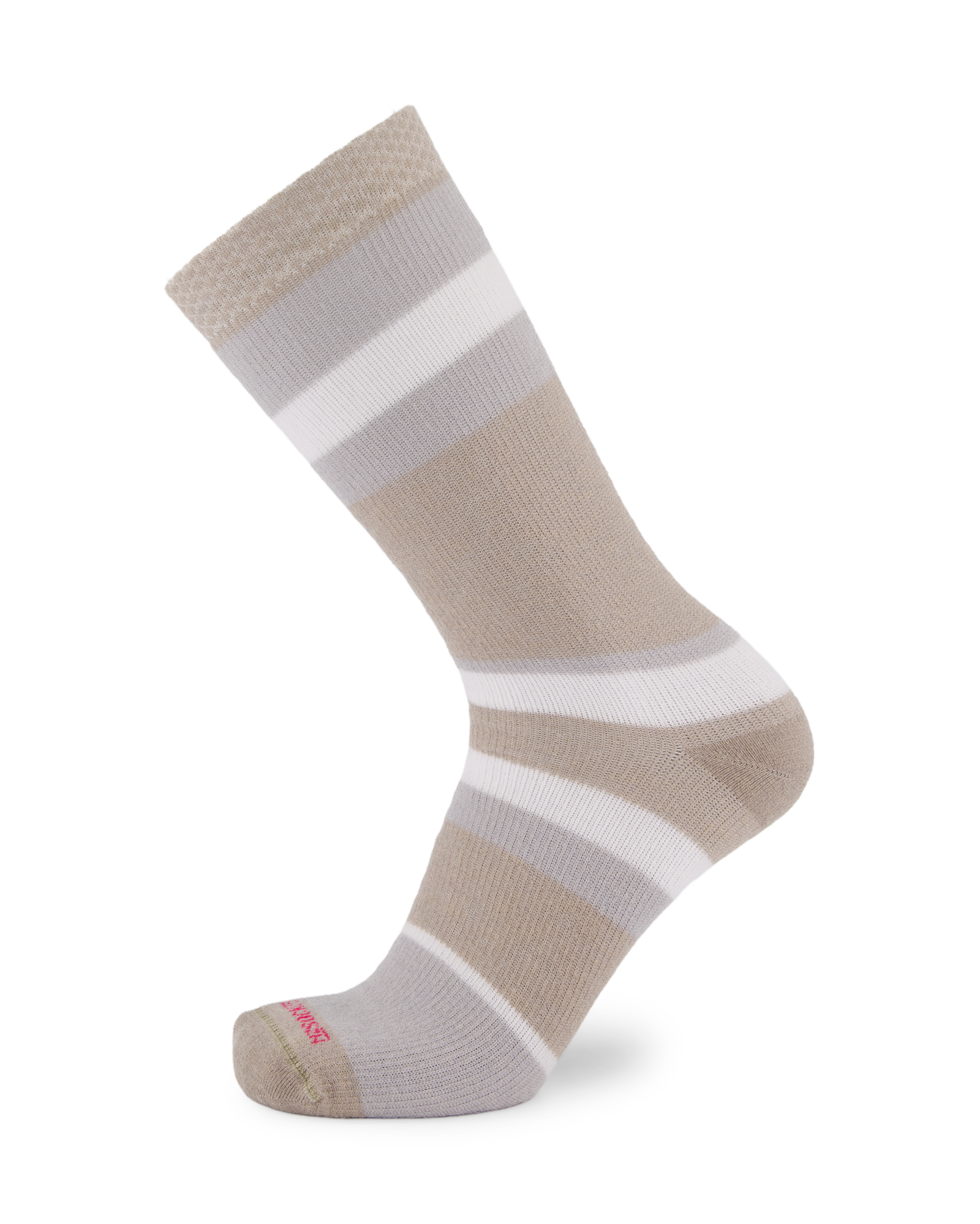 Merino Cushion Stripe Crew Socks