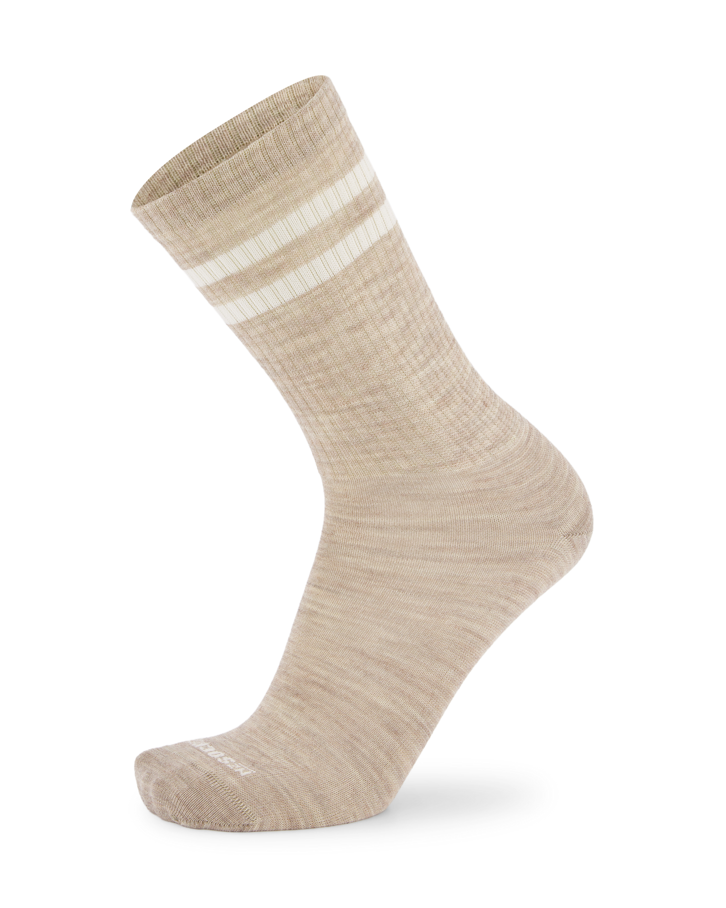 Merino Two-Stripe Crew Socks