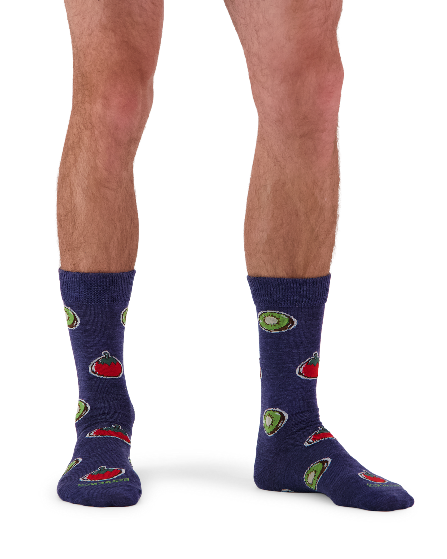 Merino Kiwiana Kiwifruit & Tomato Sauce Socks