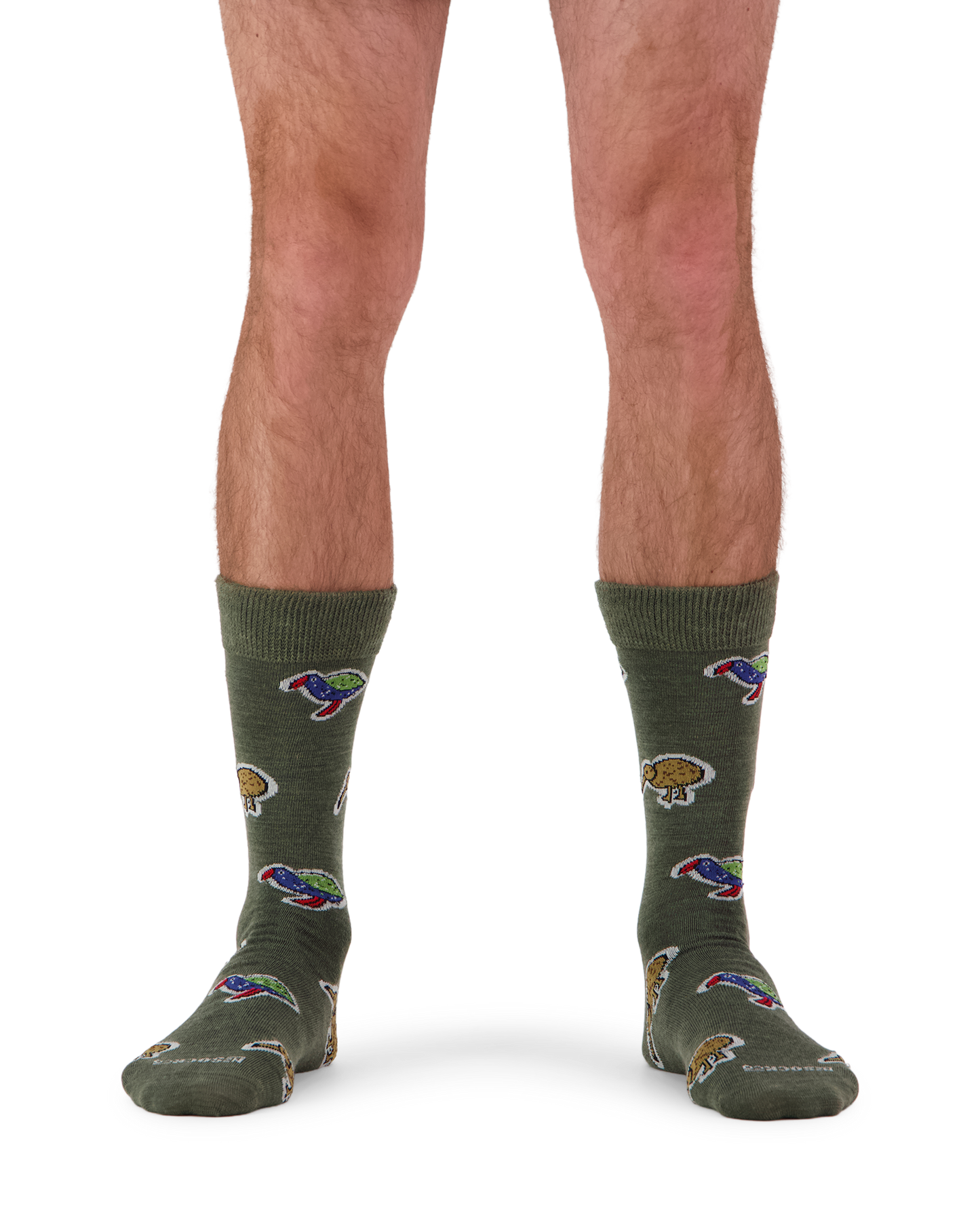 Merino Kiwiana Birds Socks