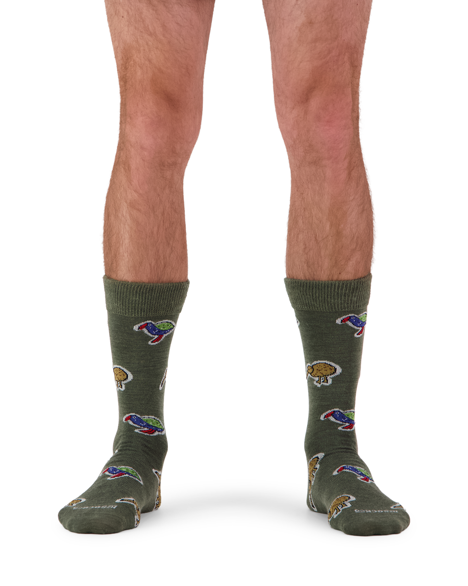 Merino Kiwiana Birds Socks