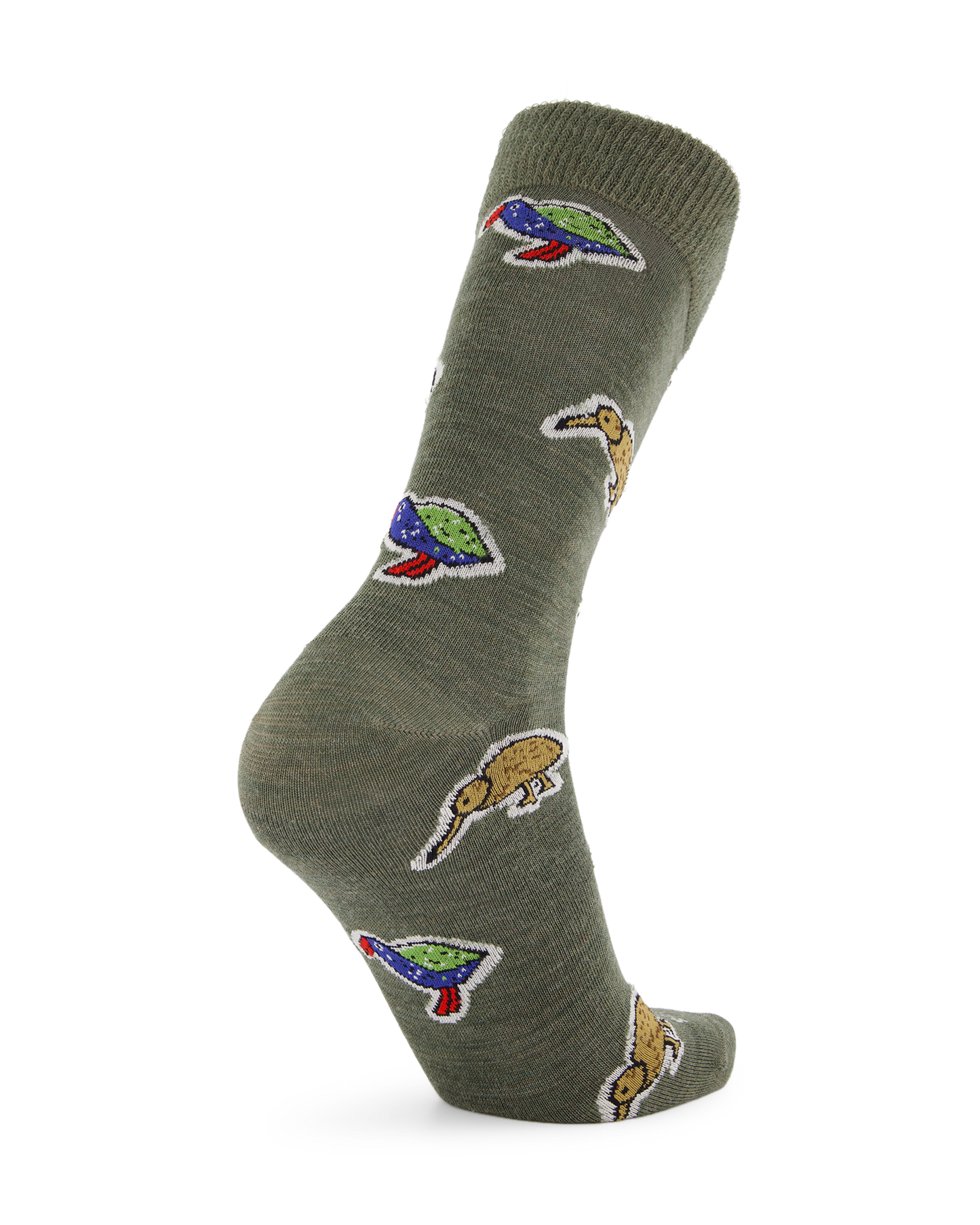 Merino Kiwiana Birds Socks