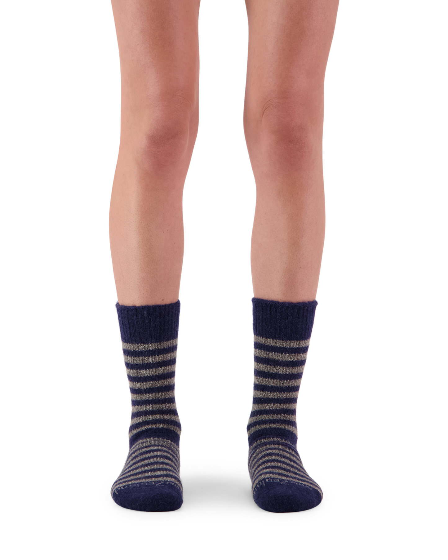 Possum Stripe Crew Socks
