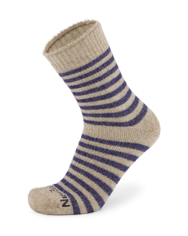 Possum Stripe Crew Socks
