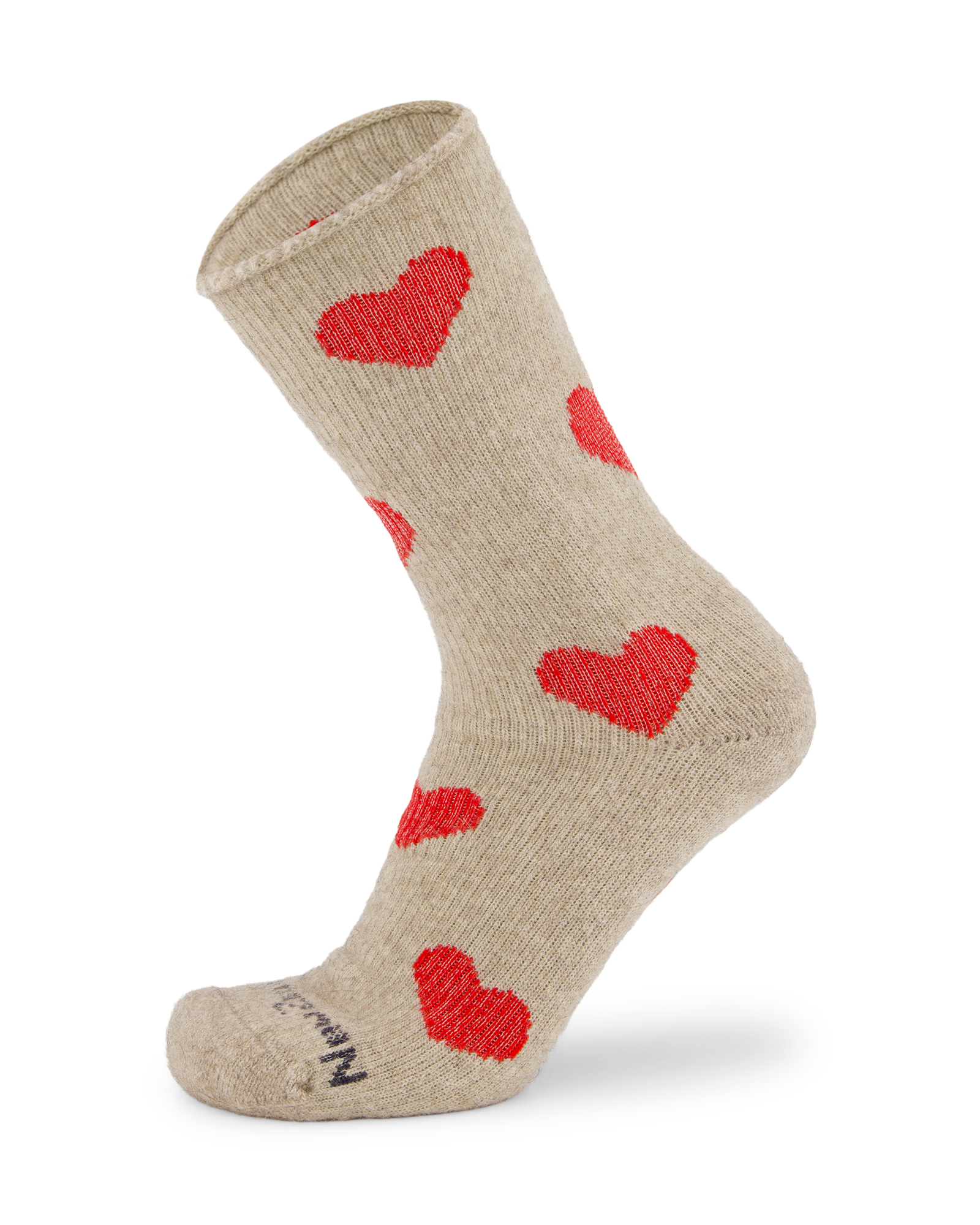Possum Hearts Crew Socks