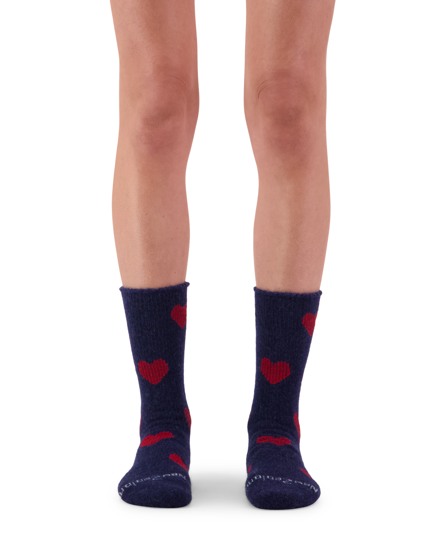 Possum Hearts Crew Socks