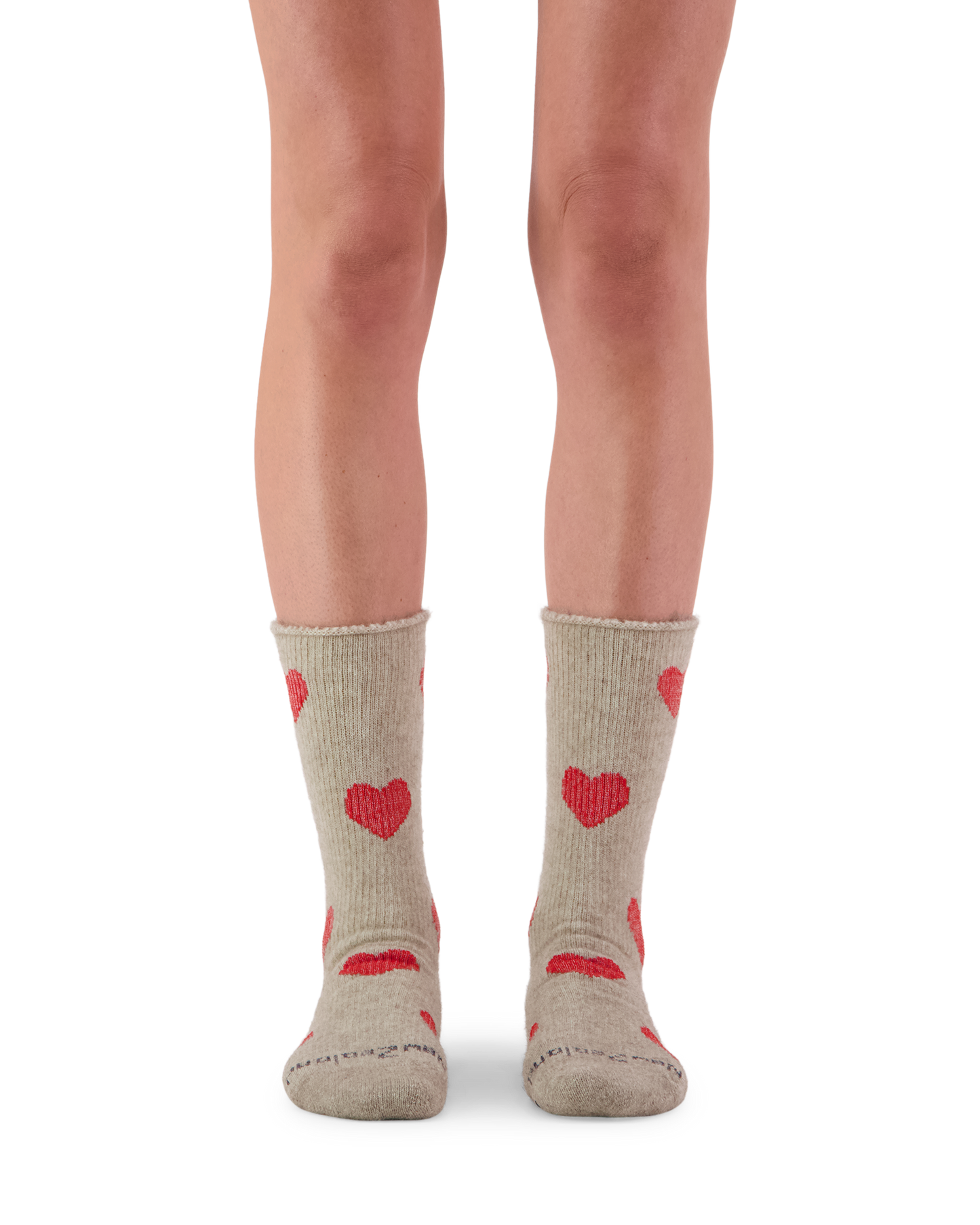 Possum Hearts Crew Socks