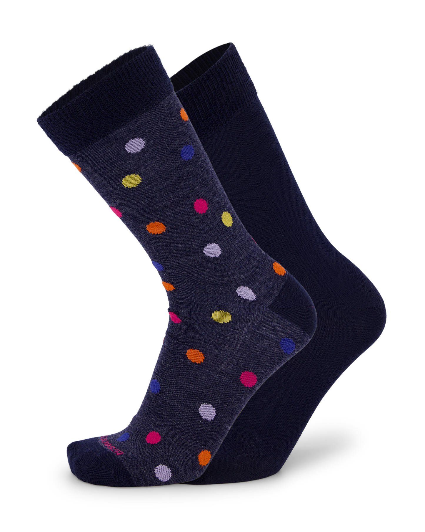 Merino Polka Dot Dress 2-Pack Socks