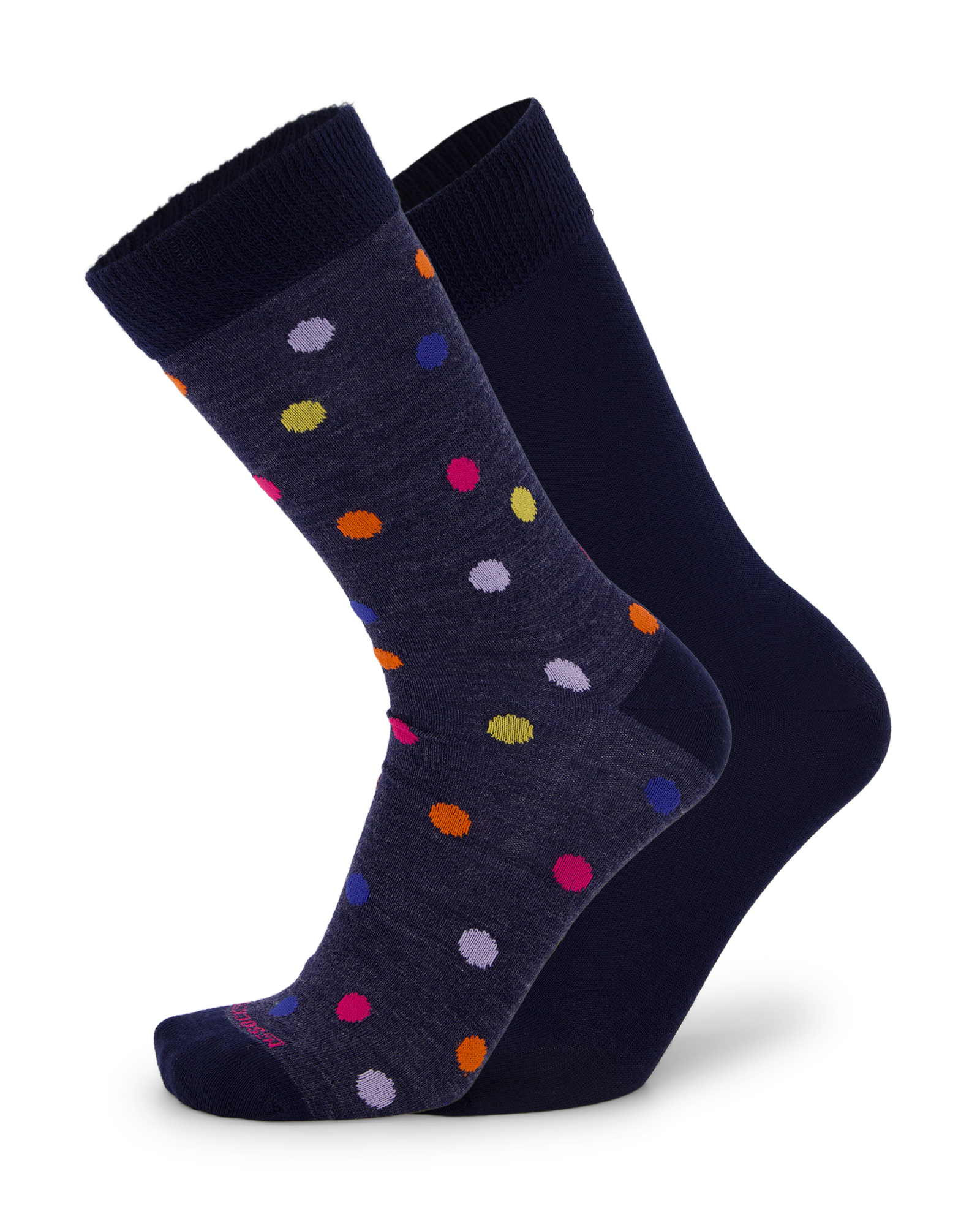 Merino Polka Dot Dress 2-Pack Socks