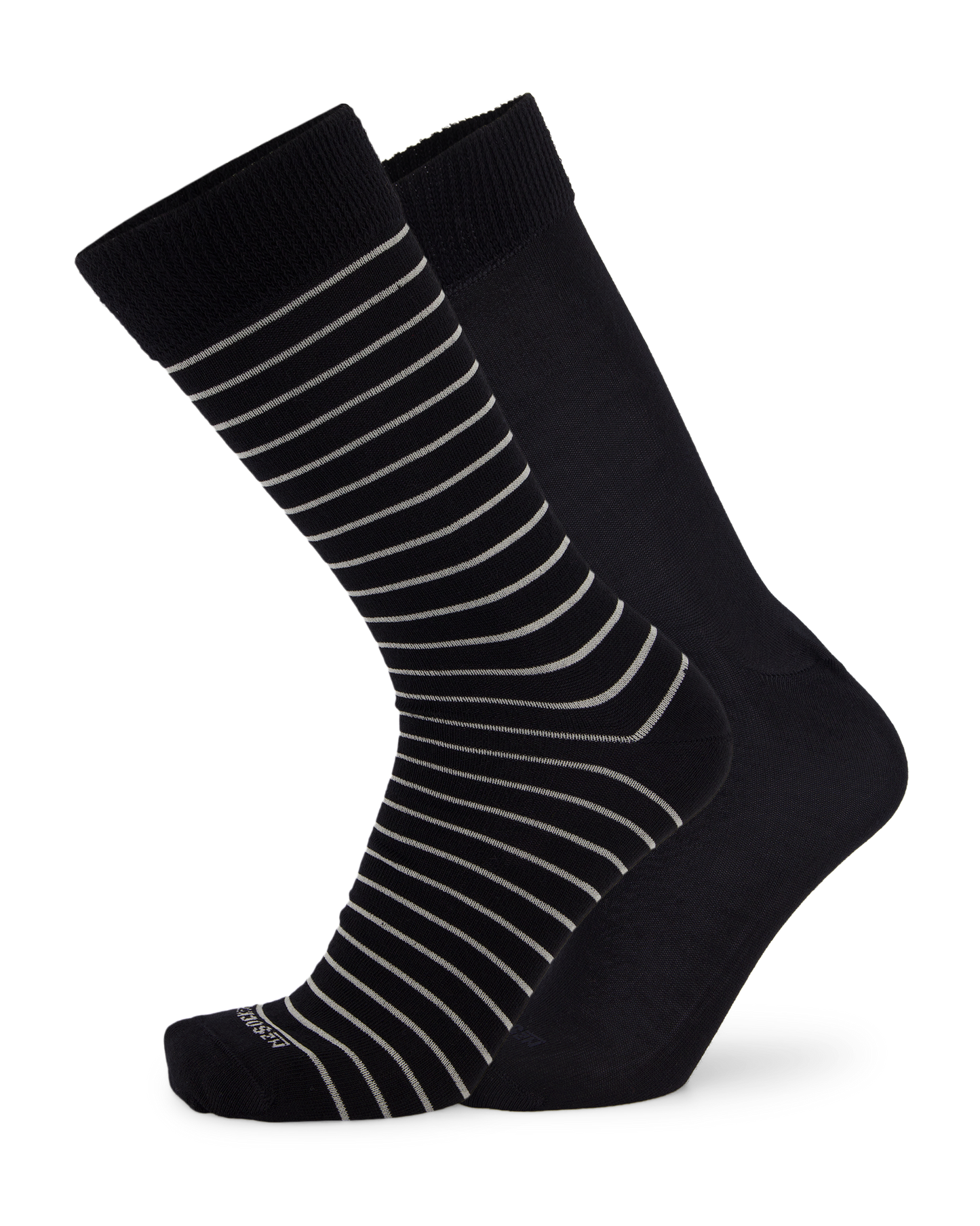 Merino Stripe & Plain 2-Pack Socks