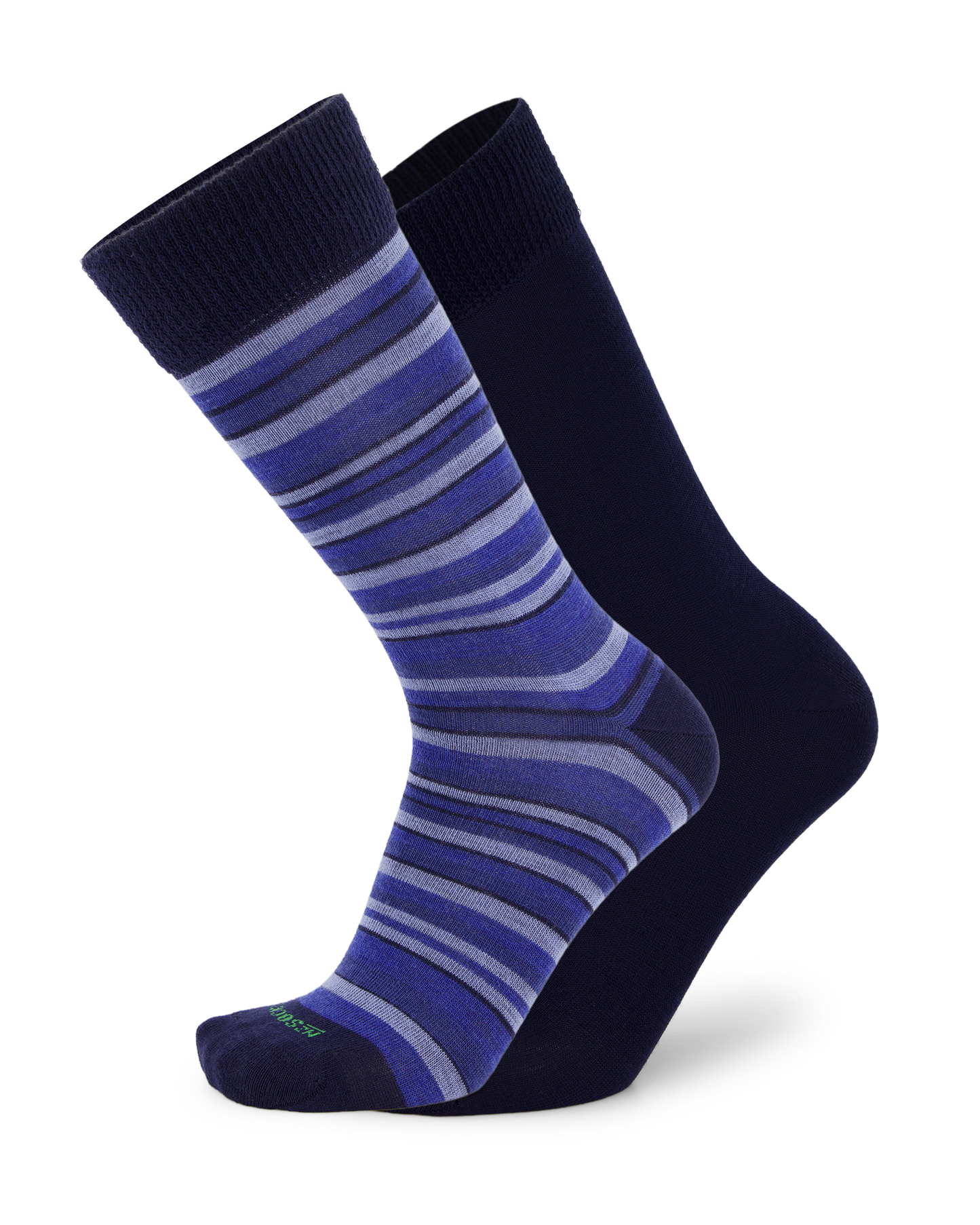 Merino Distinctive & Plain Dress 2-Pack Socks