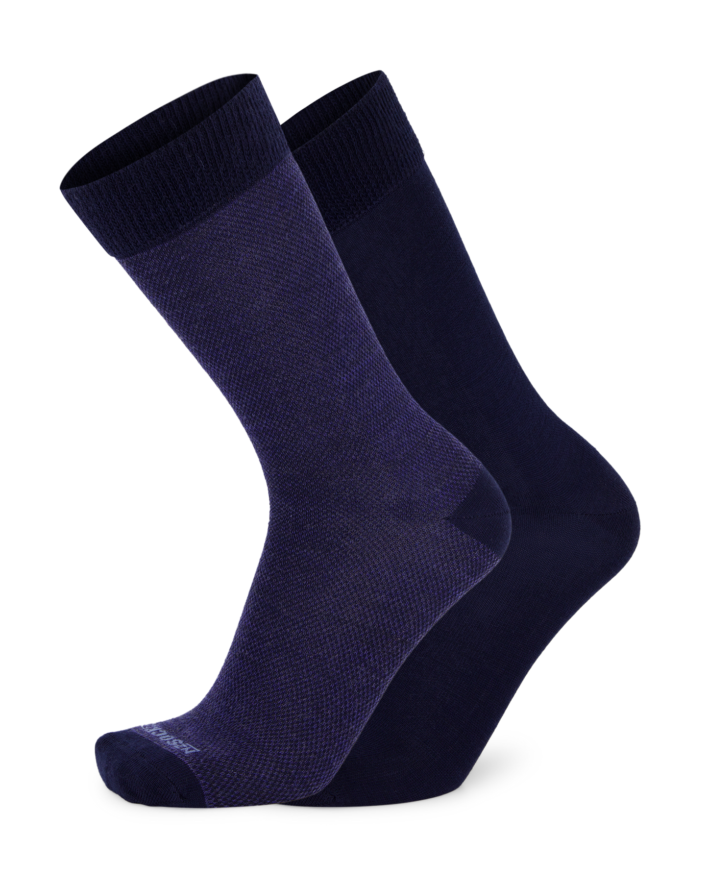 Merino Contrast & Plain 2-Pack Socks