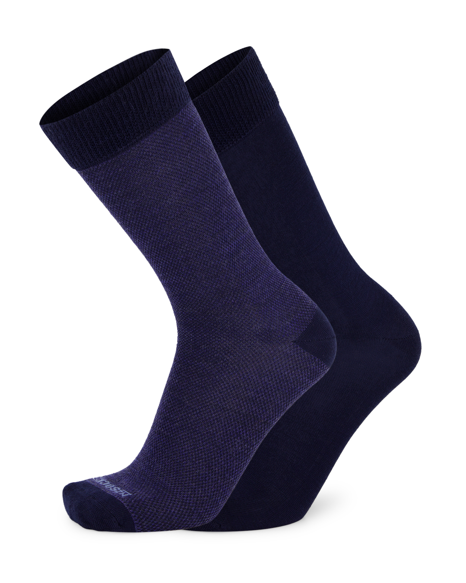Merino Contrast & Plain 2-Pack Socks