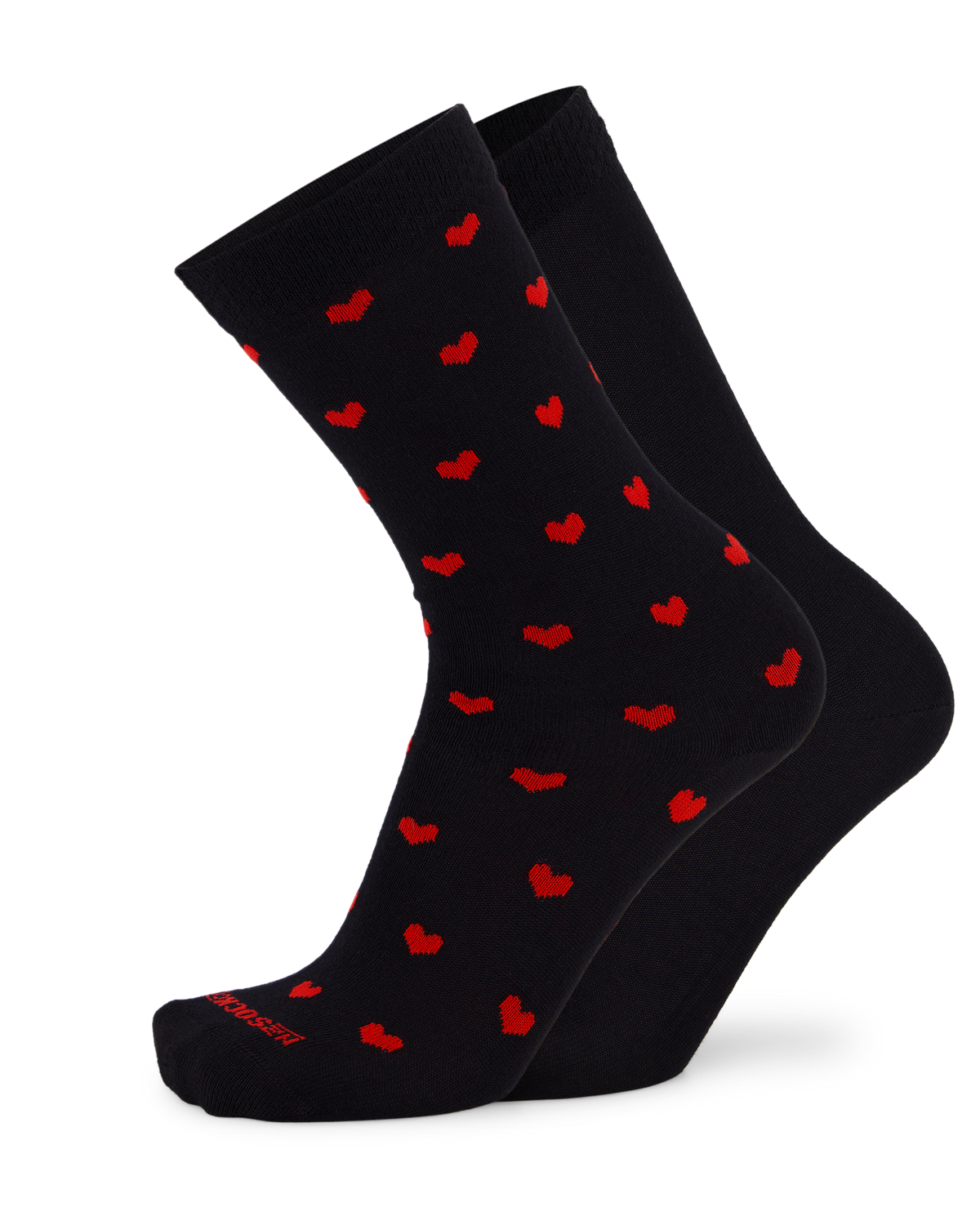 Merino Hearts & Plain 2-Pack Socks