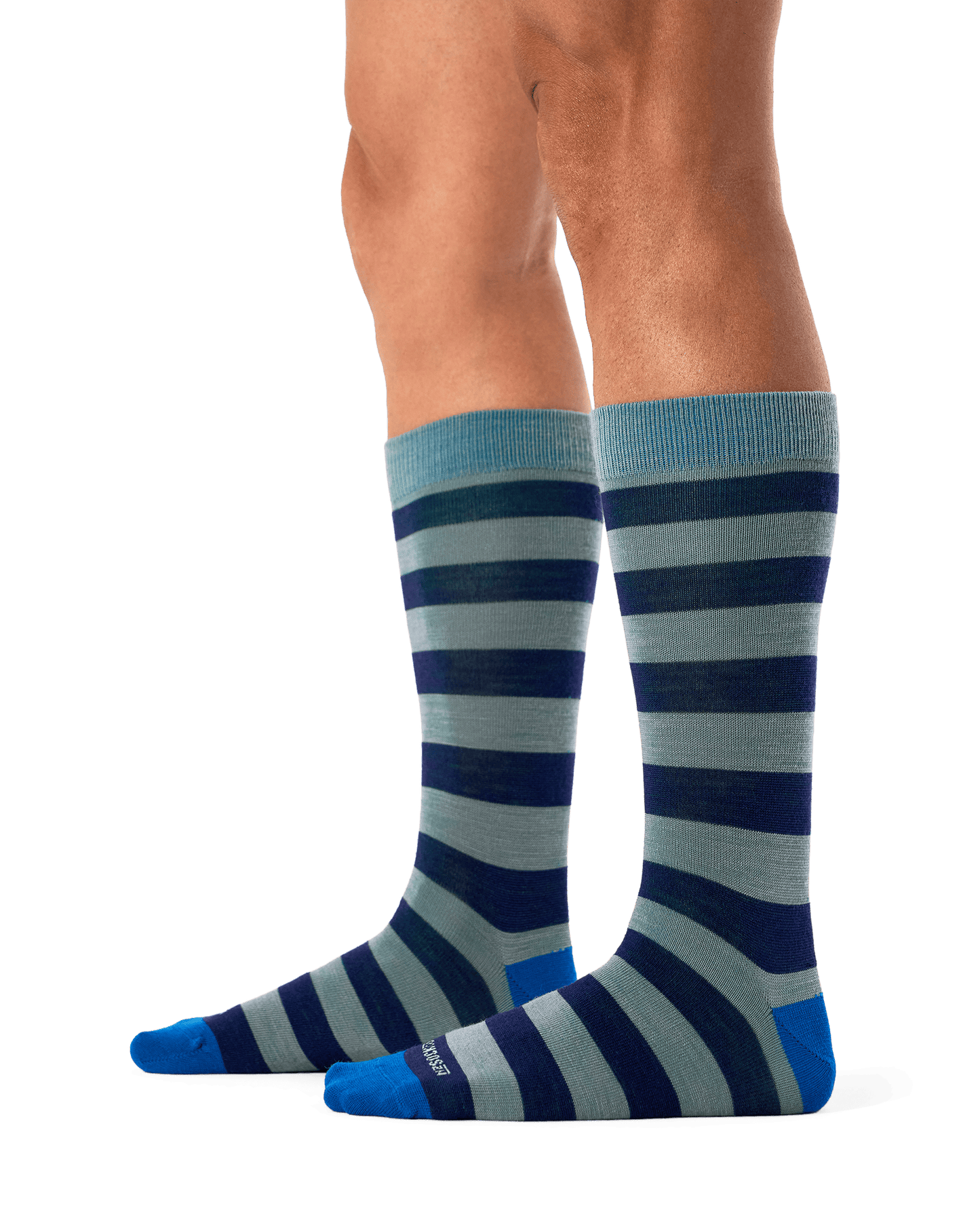 Merino Colour Out Heel & Toe Stripe 2-Pack Socks