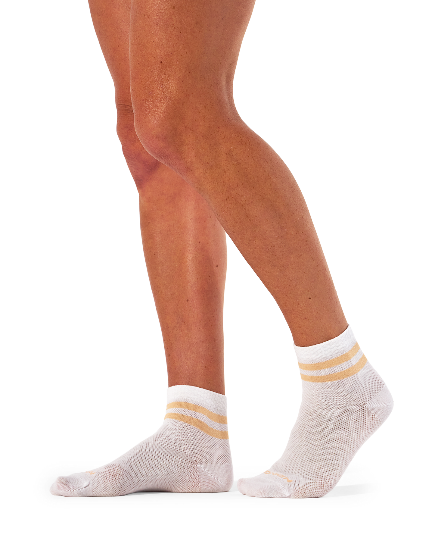 2-Stripe Quarter Socks