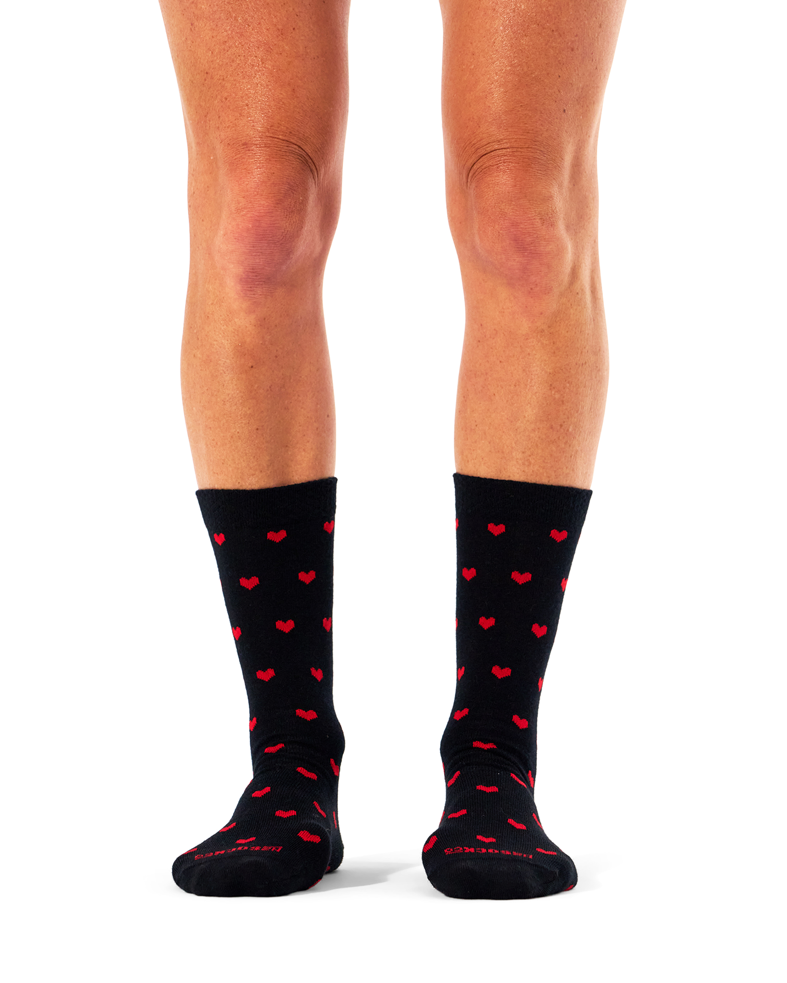 Merino Hearts & Plain 2-Pack Socks