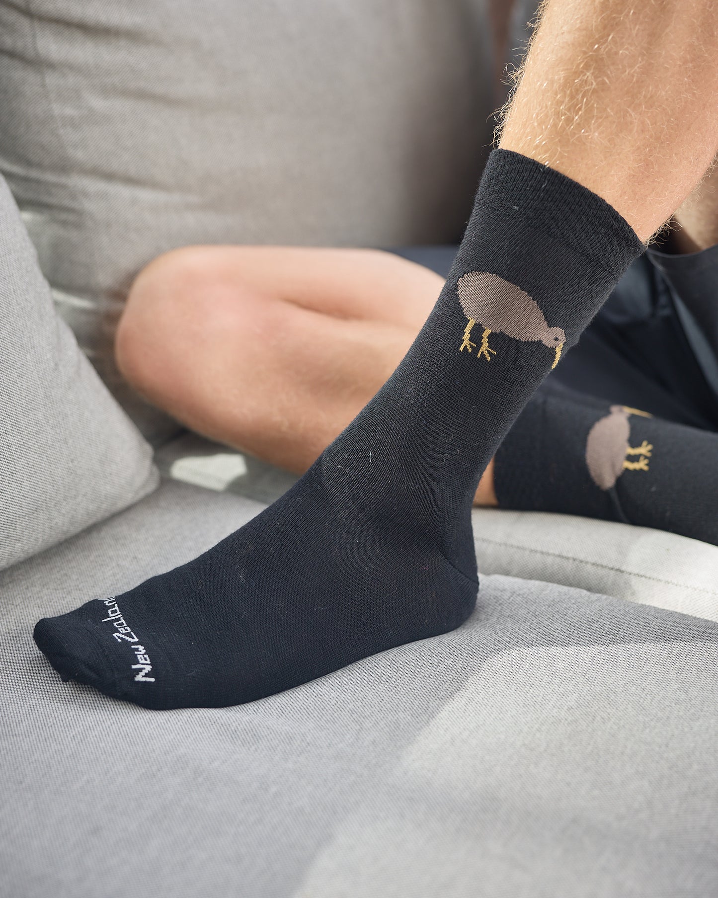 Merino Kiwi Crew Socks