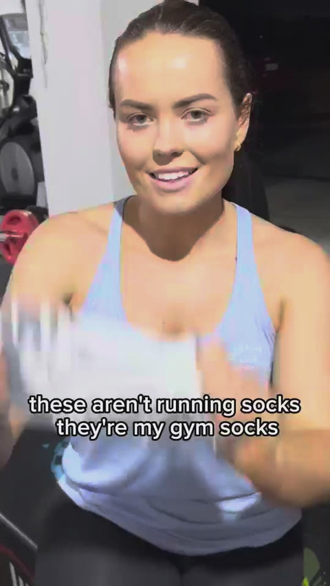 Customer video: Grace on Performance Tec gym socks
