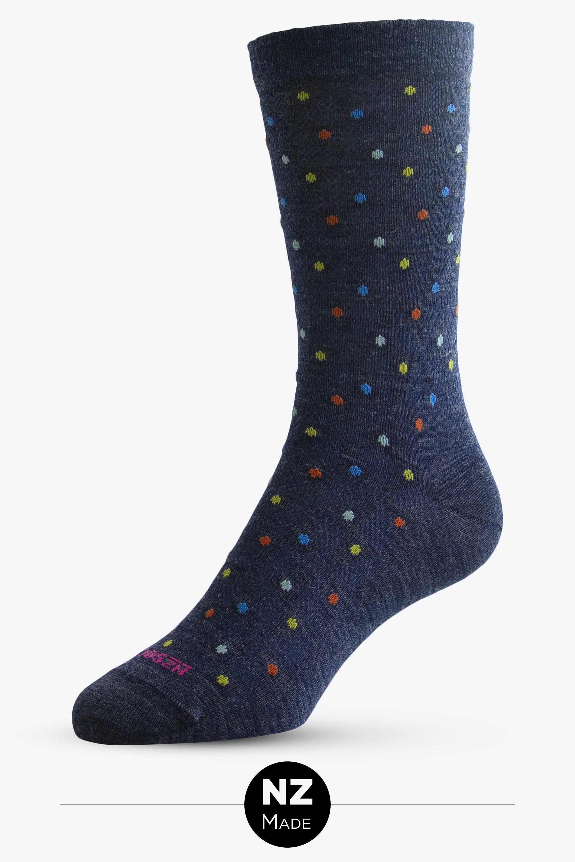 Merino Neon Pop 2 Pack - navy/ denim mel